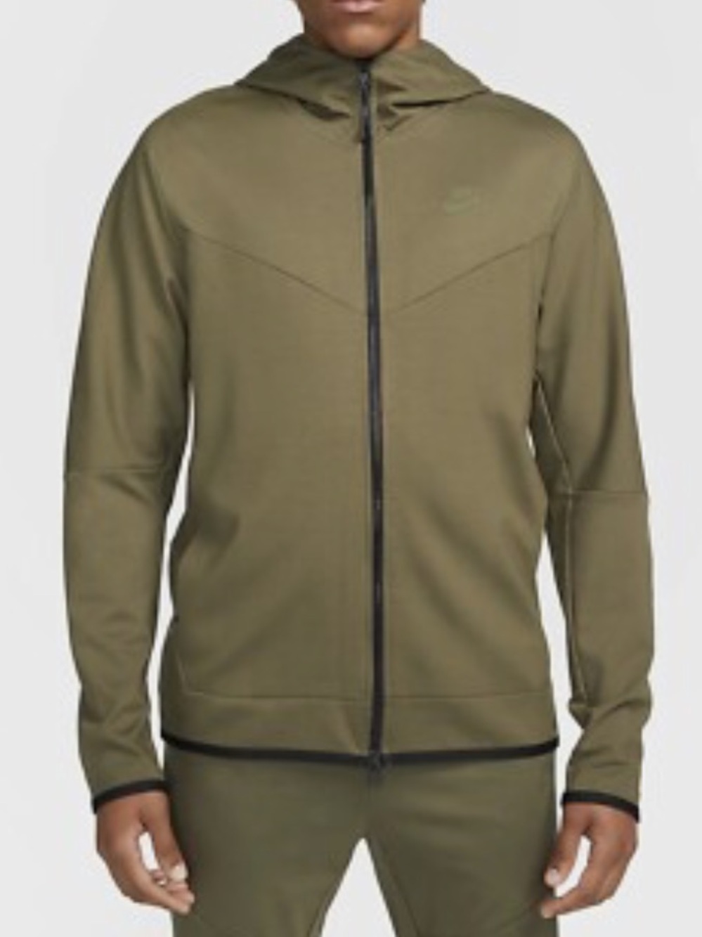 Nike Olive tech fleece Utility Full-Zip Hoodie Jacket